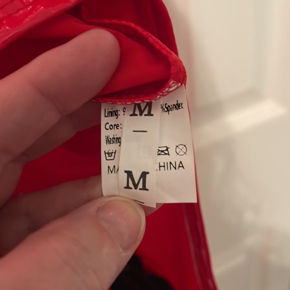 Women’s red bodysuit - Picture 5 of 7